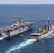 Wasp, Oak Hill Conduct Fueling at Sea