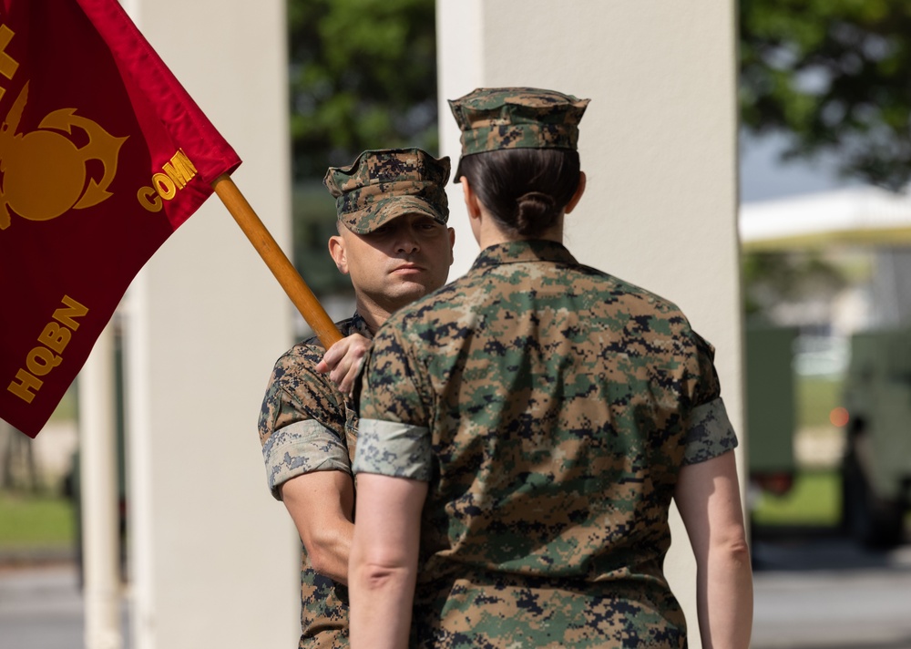 Communications Company Change of Command