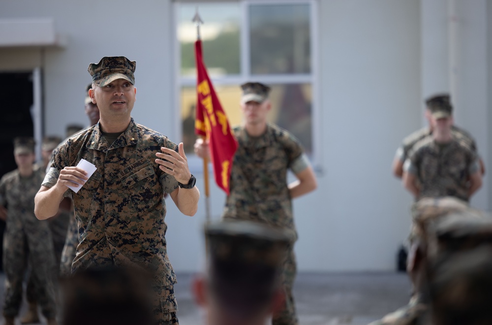 Communications Company Change of Command 