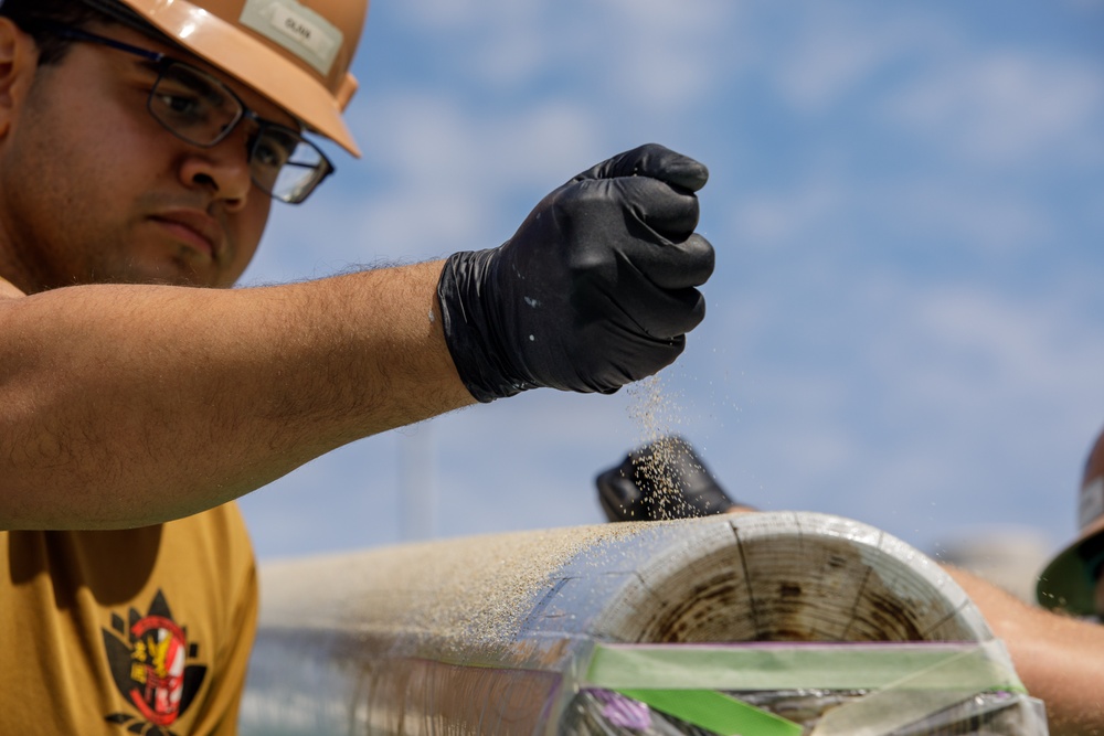 Hands on: Seabees finish replacing the Marine Corps obstacle course at Marine Corps Air Station Iwakuni