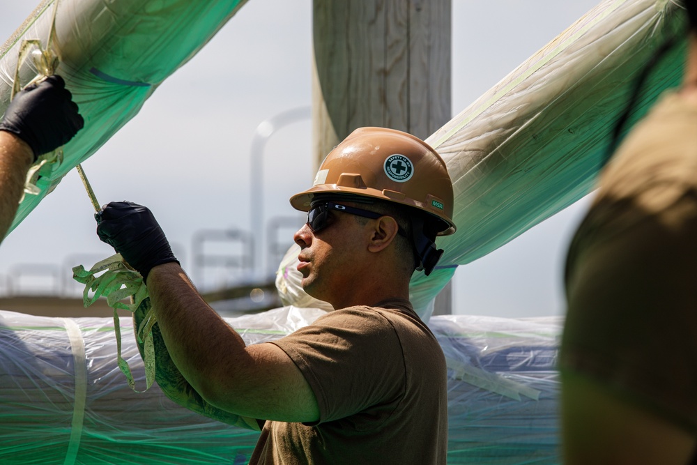 Hands on: Seabees finish replacing the Marine Corps obstacle course at Marine Corps Air Station Iwakuni