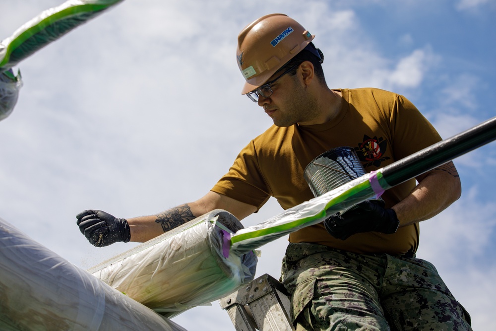 Hands on: Seabees finish replacing the Marine Corps obstacle course at Marine Corps Air Station Iwakuni