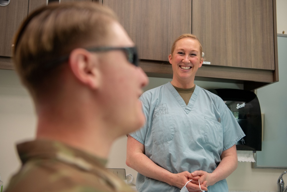 110th MDG Treats Dental at Desmond T. Doss Health Clinic