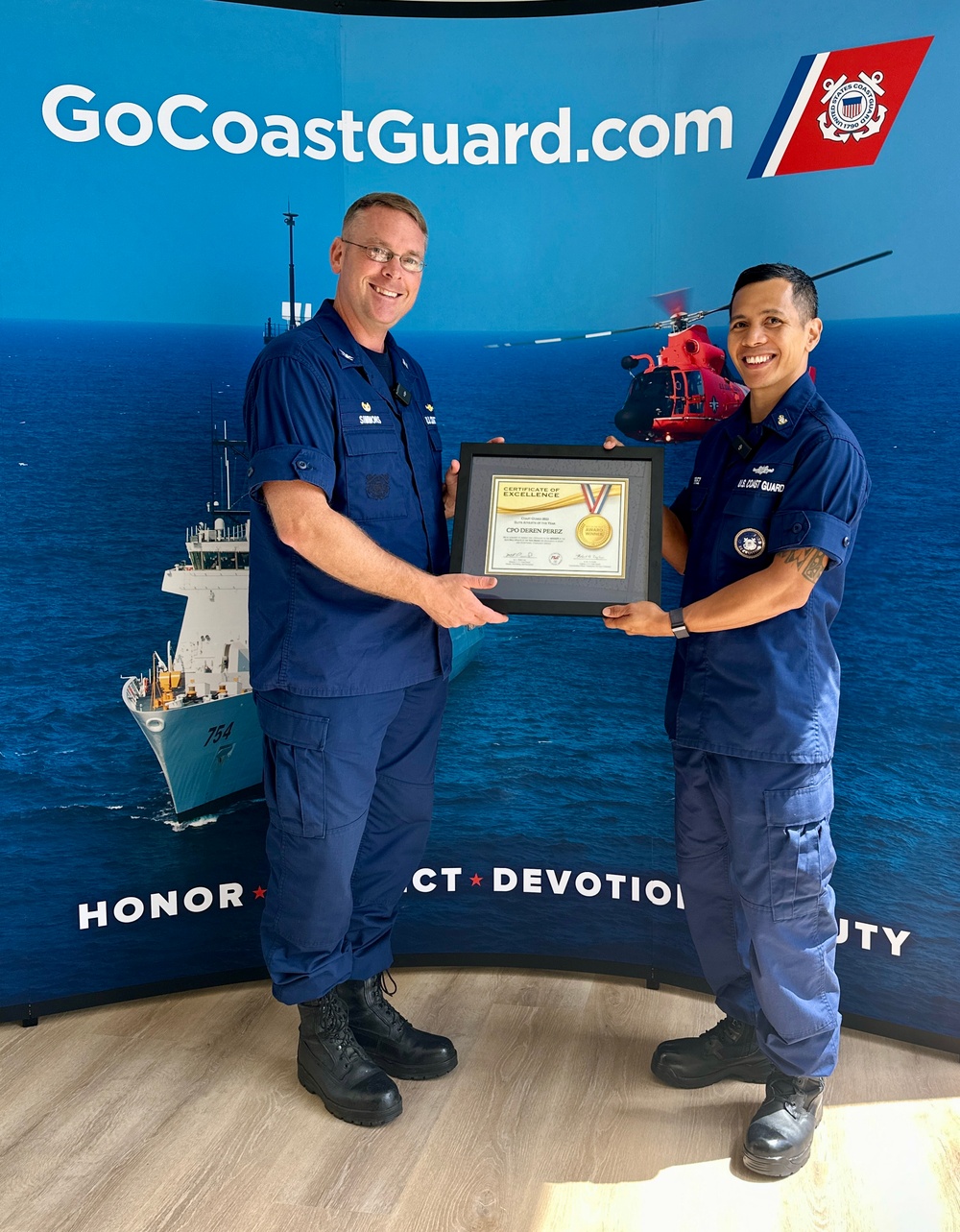 U.S. Coast Guard recognizes Elite Male Athlete of the Year 2023