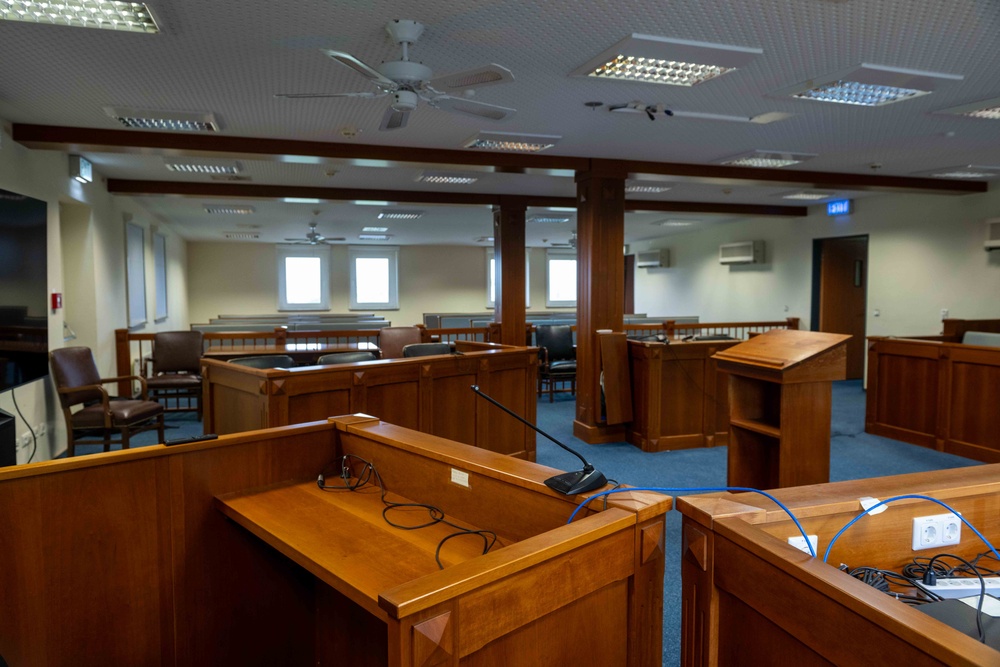 Courtroom at Spangdahlem Air Base