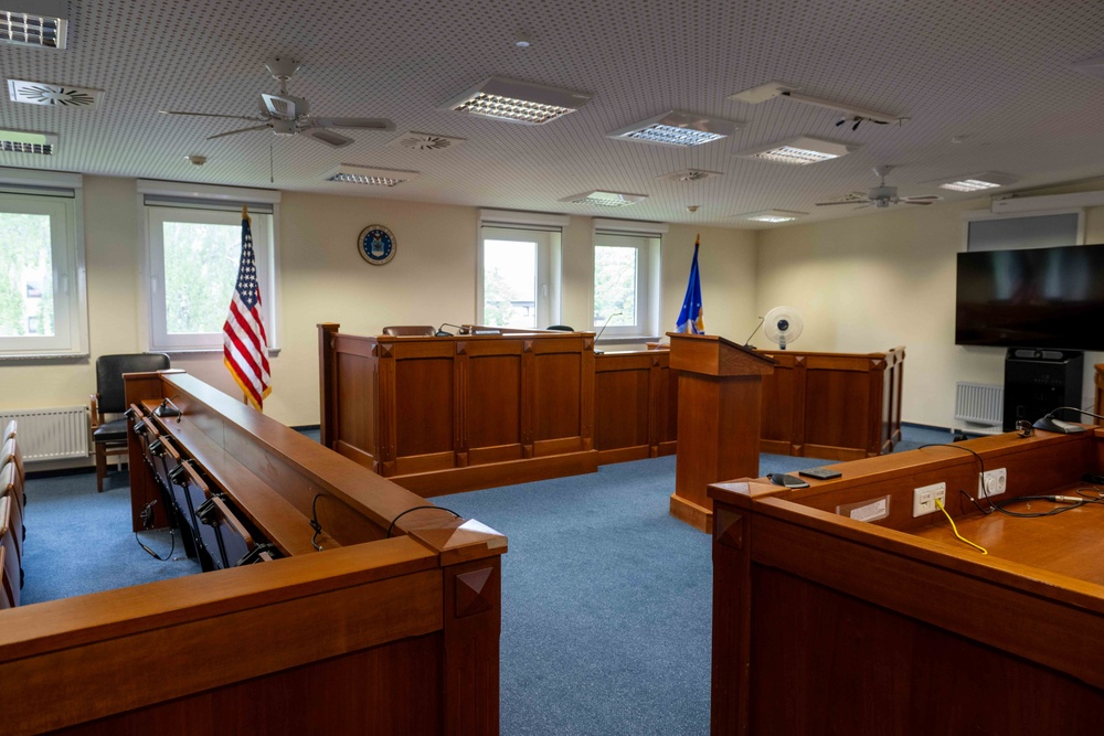 Courtroom at Spangdahlem Air Base