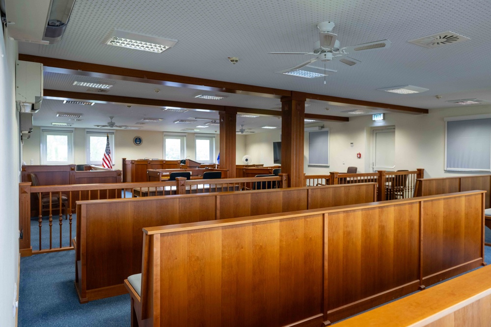 Courtroom at Spangdahlem Air Base