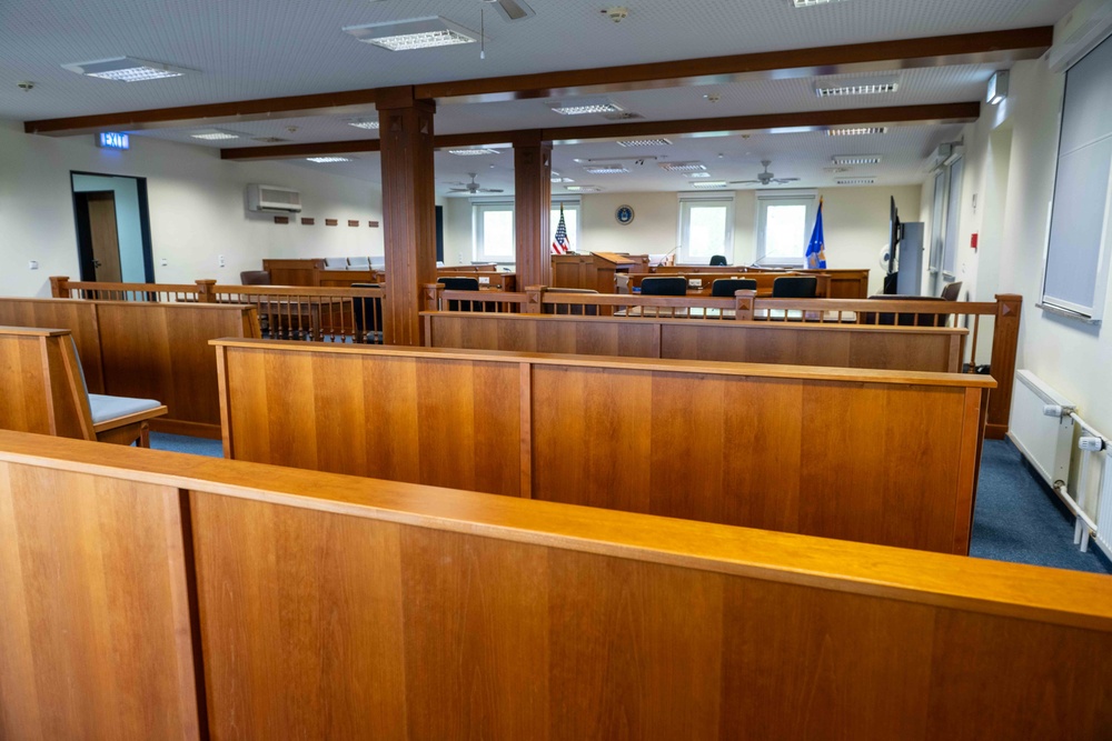Courtroom at Spangdahlem Air Base