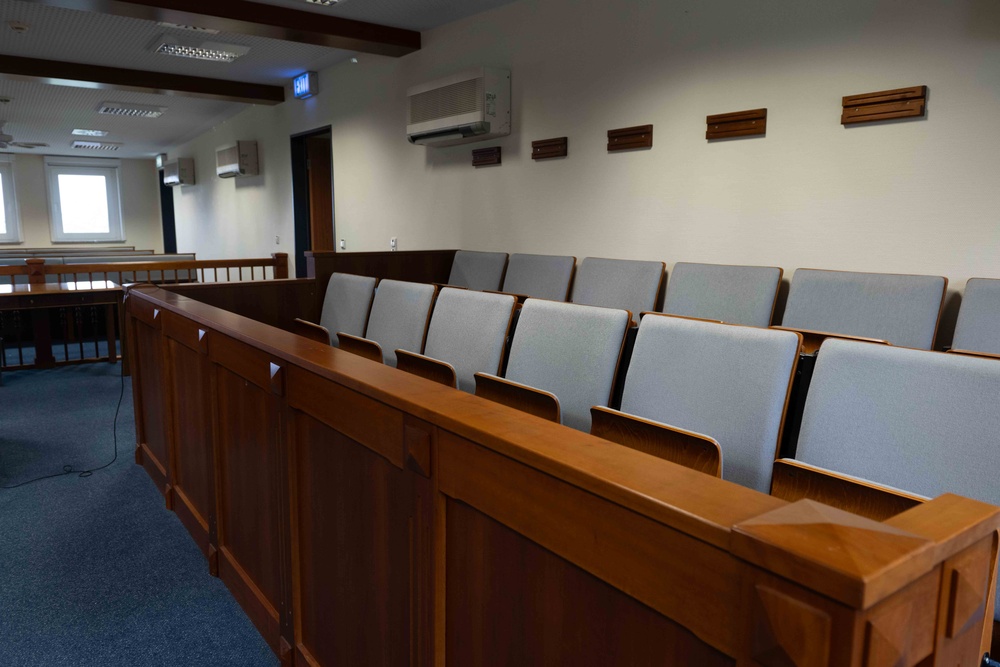 Courtroom at Spangdahlem Air Base