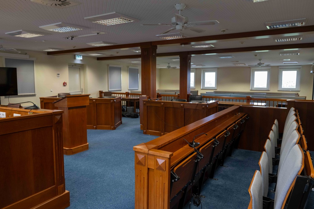 Courtroom at Spangdahlem Air Base