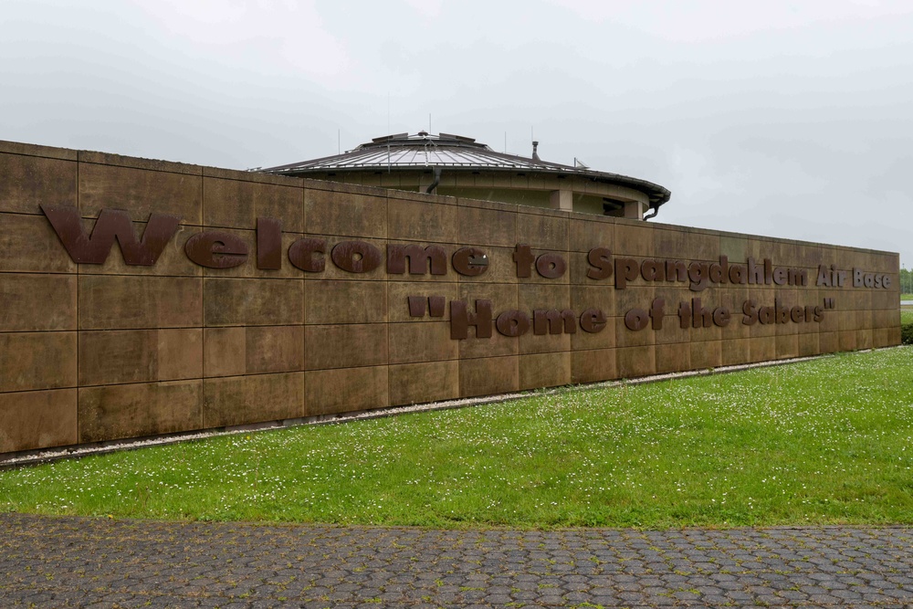 Spangdahlem Air Base welcome sign