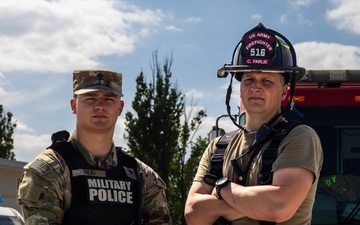 U.S. Army Military Police and Firefighters Collaborate for Active Shooter Training