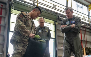 Maj. Gen. Thomas Kunkel visits 52nd FW Airmen during AK24