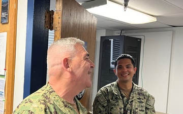 Chief of Chaplains of the Navy tours Huntington Hall Medical