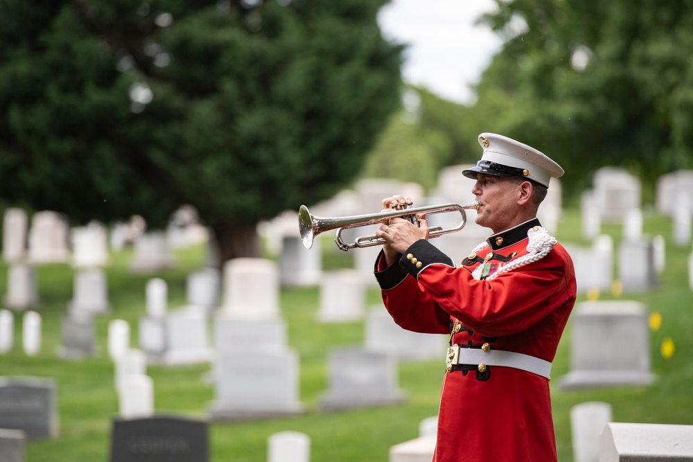 The Selective Service System Directorate (SSS) Honor the 107th Anniversary of the SSS and Former SSS Director Gen. Lewis B. Hershey with a Wreath-Laying Ceremony in Section 7