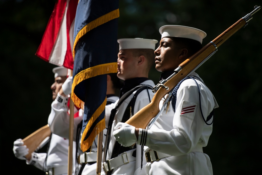 The Selective Service System Directorate (SSS) Honor the 107th Anniversary of the SSS and Former SSS Director Gen. Lewis B. Hershey with a Wreath-Laying Ceremony in Section 7