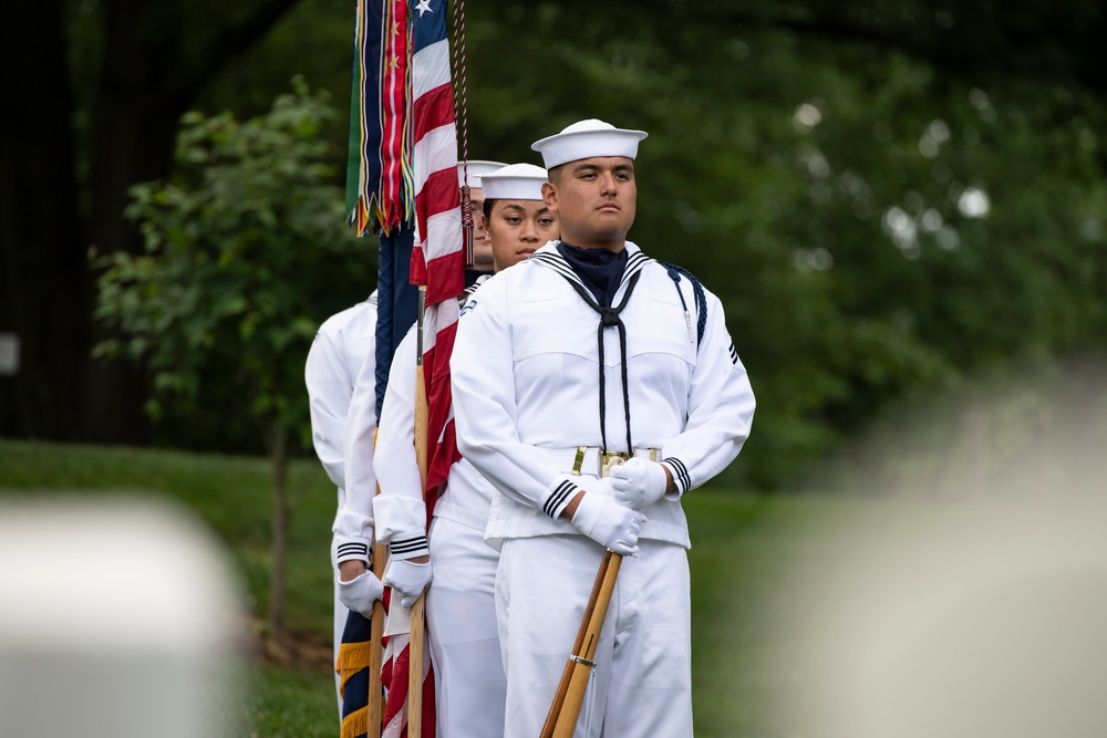 The Selective Service System Directorate (SSS) Honor the 107th Anniversary of the SSS and Former SSS Director Gen. Lewis B. Hershey with a Wreath-Laying Ceremony in Section 7