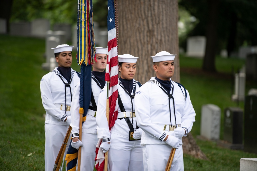 The Selective Service System Directorate (SSS) Honor the 107th Anniversary of the SSS and Former SSS Director Gen. Lewis B. Hershey with a Wreath-Laying Ceremony in Section 7