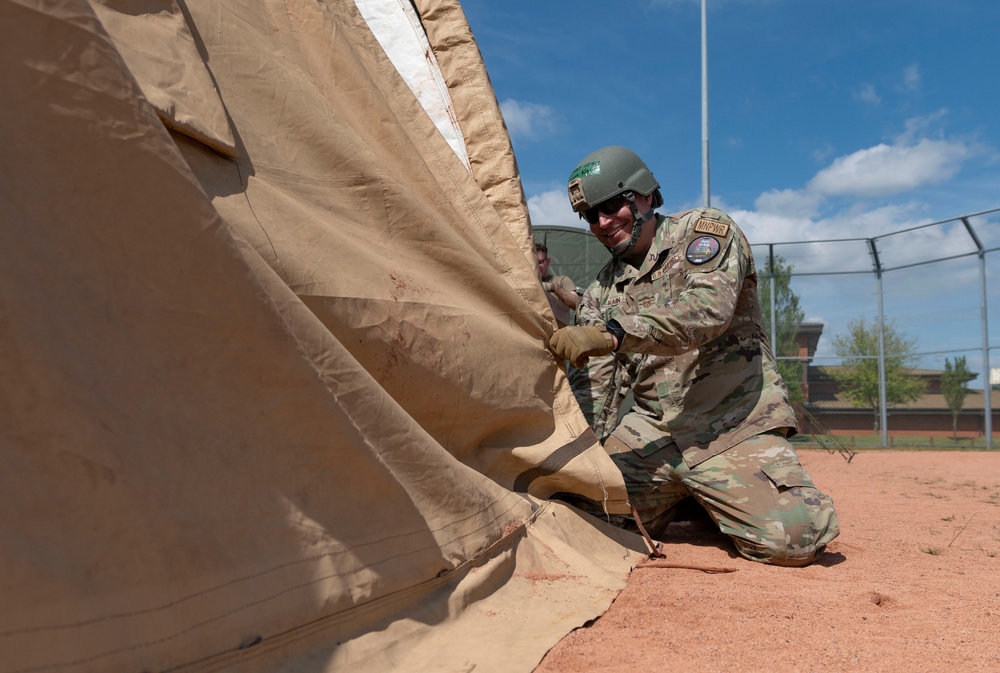 Exercise Aw-R-Go: Tent city setup