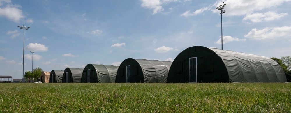 Exercise Aw-R-Go: Tent city setup