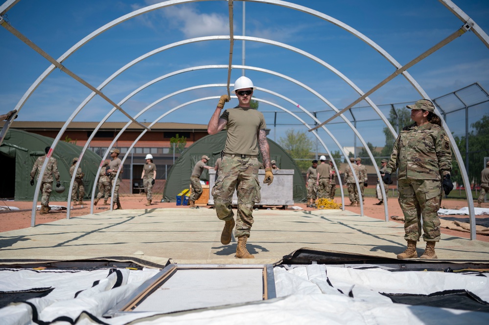 Exercise Aw-R-Go: Tent city setup