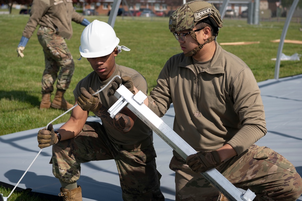 Exercise Aw-R-Go: Tent city setup