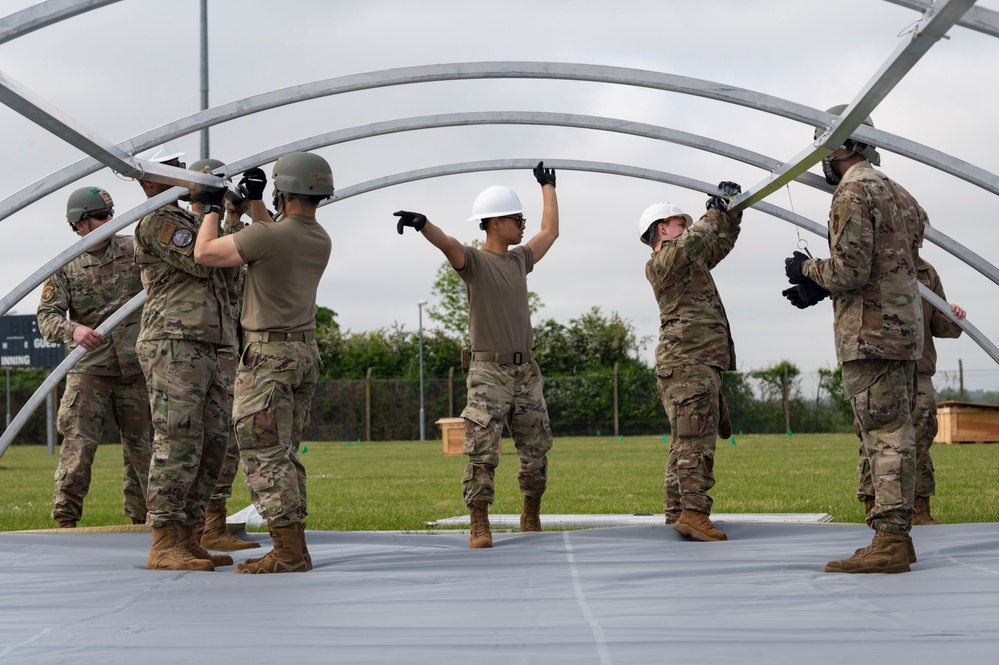 Exercise Aw-R-Go: Tent city setup