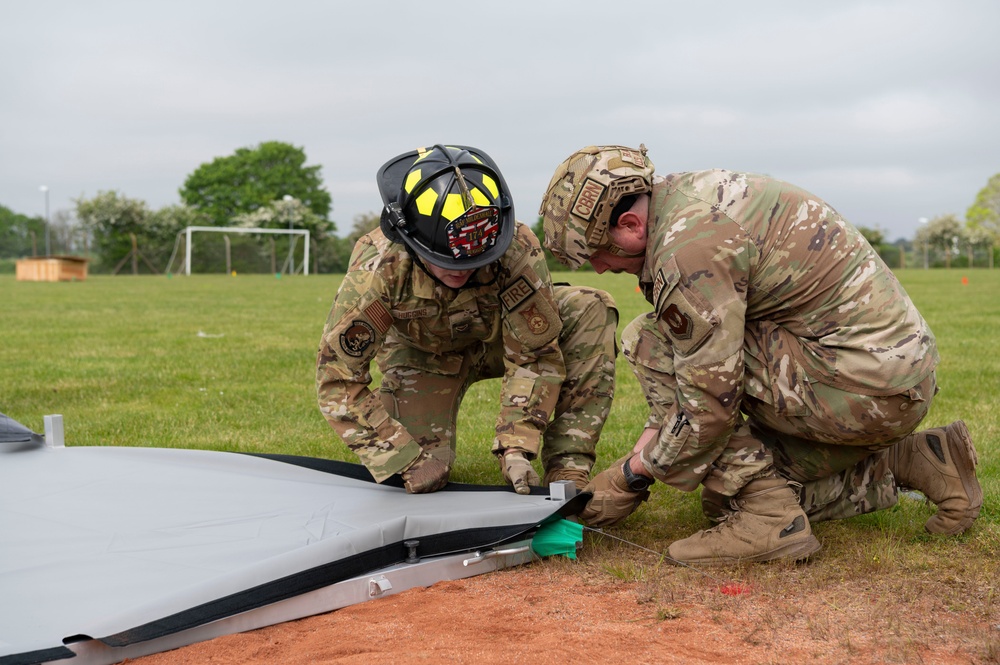 Exercise Aw-R-Go: Tent city setup