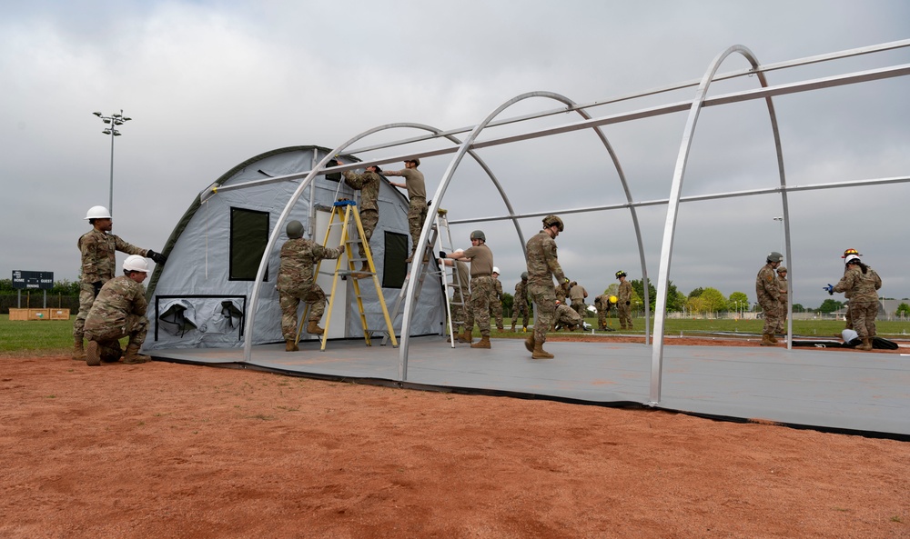 Exercise Aw-R-Go: Tent city setup