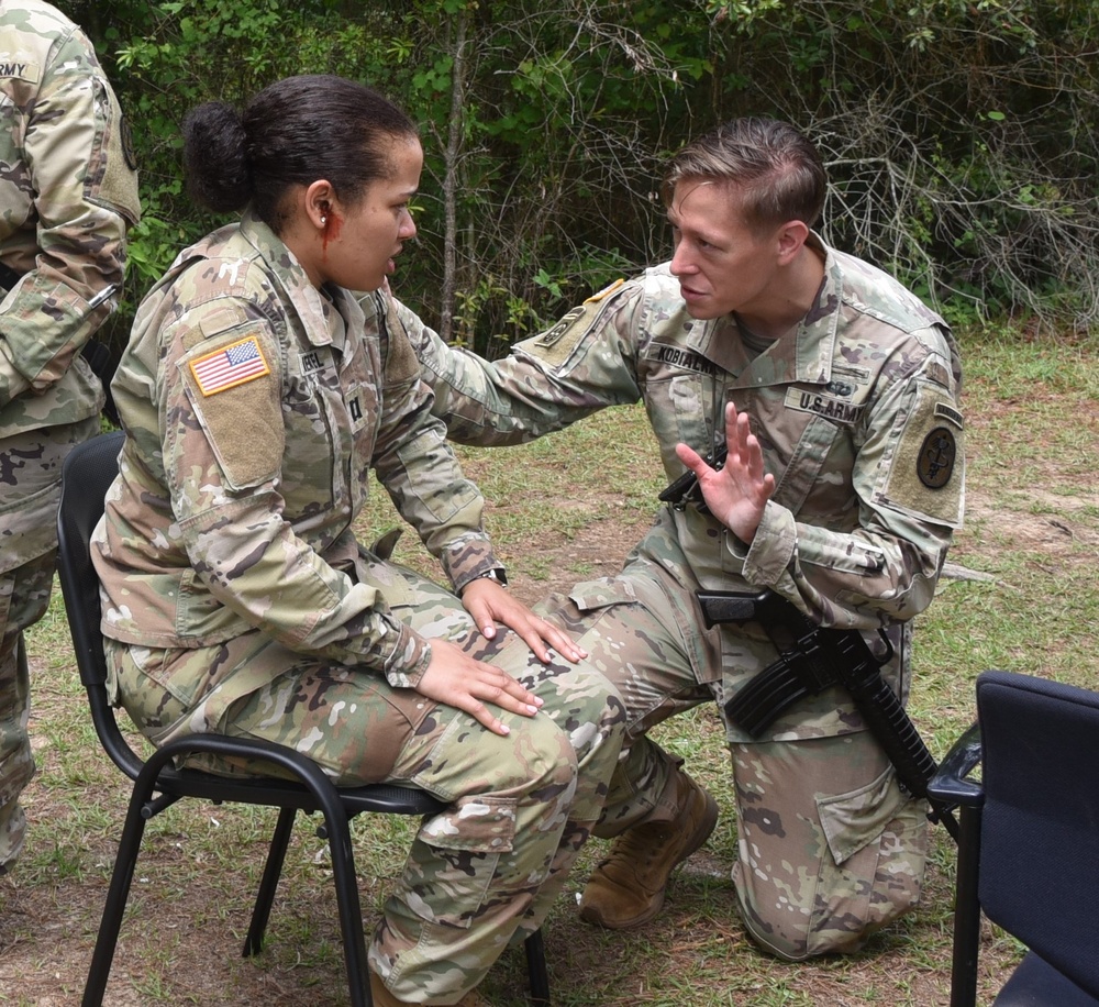 Military Medical Personnel Train for Combat Situations in Capstone Event