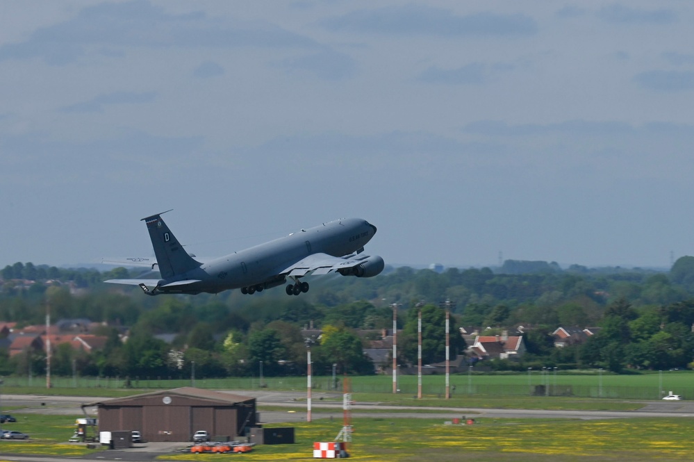 Exercise: Aw-R-Go, KC-135's Take Off