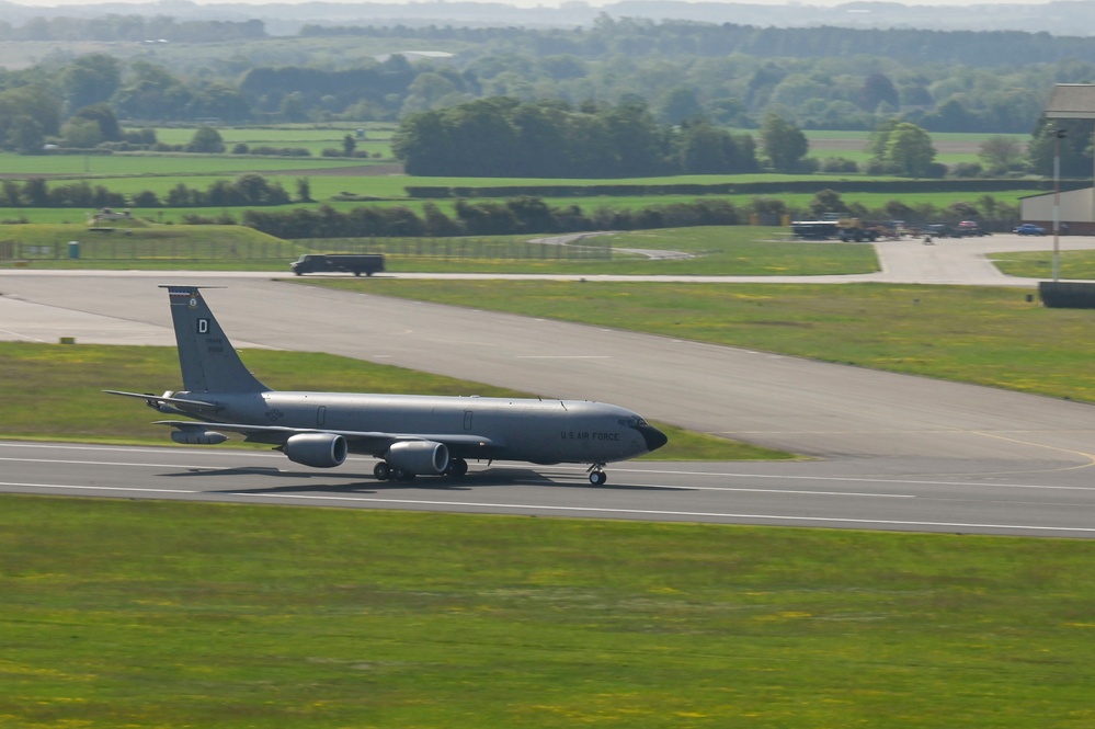 Exercise: Aw-R-Go, KC-135's Take Off