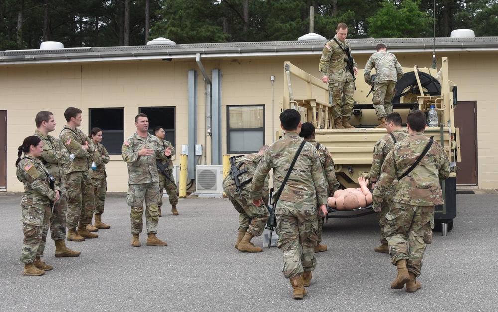 Military Medical Personnel Train for Combat Situations in Capstone Event