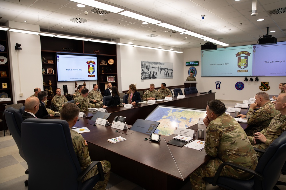 U.S. Ambassador Jack Markell visits the Vicenza military community