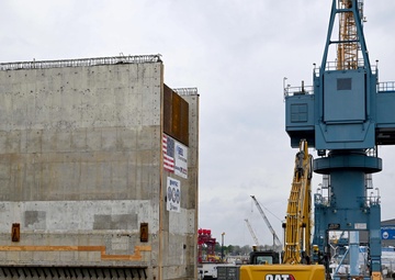 Concrete Monolith Arrives at Portsmouth Naval Shipyard