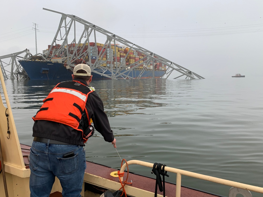 USACE Philly District supports Key Bridge collapse response