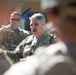 Maj. Gen. Joseph DiNonno, commander of the 29th Infantry Division, briefs Soldiers at the demolition range