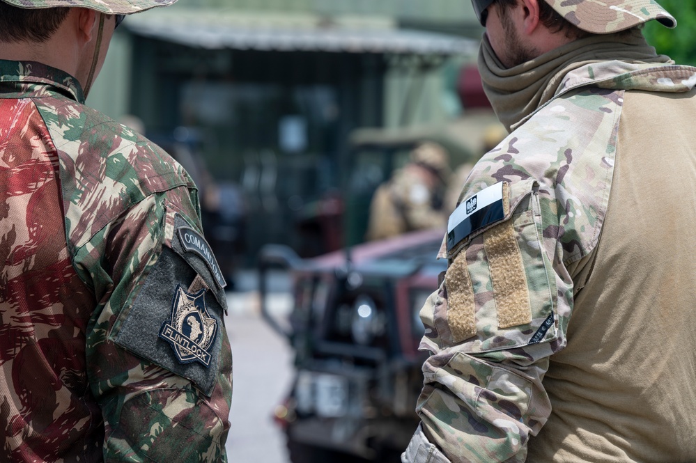 Senegal Special Forces Conduct Tactical Driving at Flintlock 24