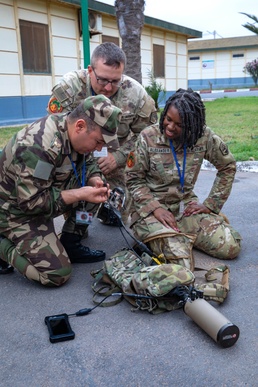 U.S. Soldiers train Moroccan partners in cyber operations
