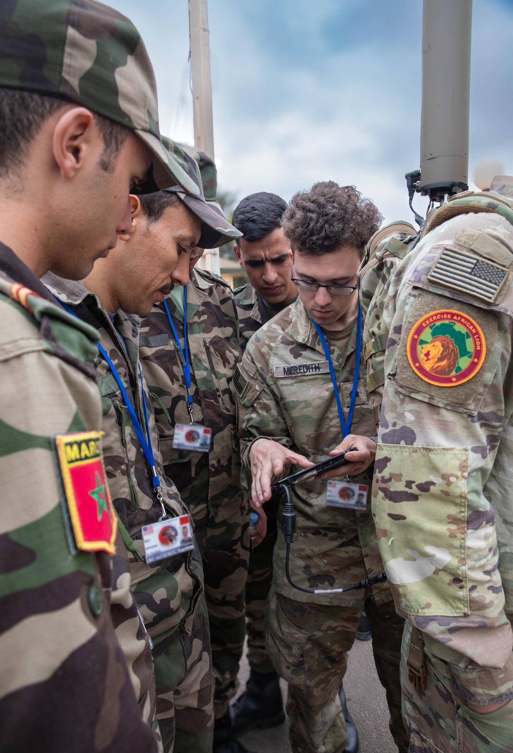 U.S. Soldiers train Moroccan partners in cyber operations