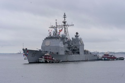USS Leyte Gulf Returns from Final Deployment