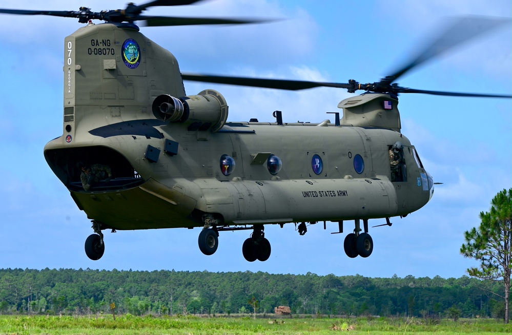 Georgia Army National Guard provides airlift to 103rd ACS