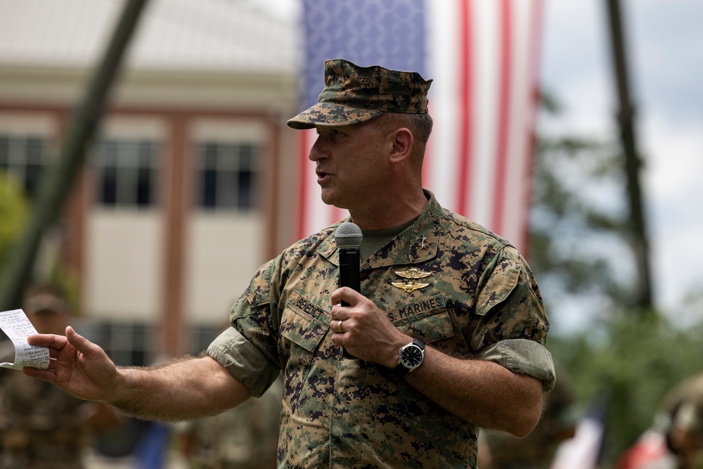 2nd Marine Aircraft Wing Change of Command