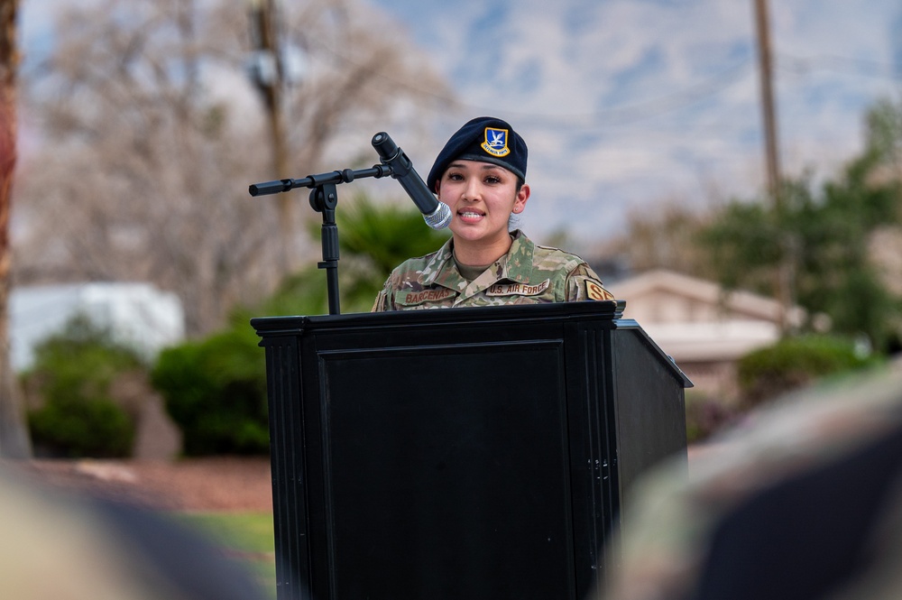 Police week opening ceremony at Nellis AFB