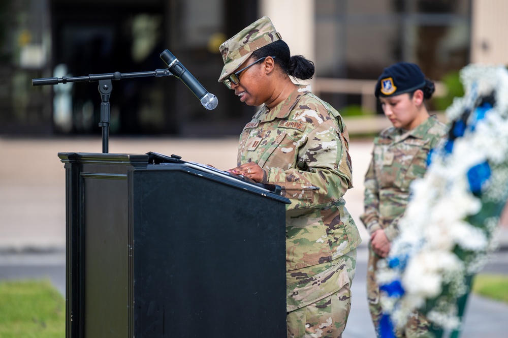 Police week opening ceremony at Nellis AFB