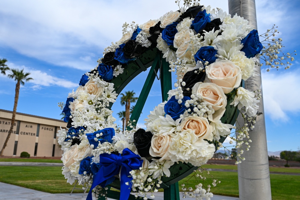 Police week opening ceremony at Nellis AFB