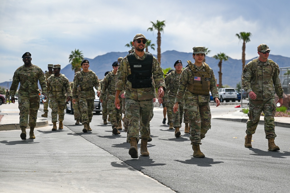 Police week opening ceremony at Nellis AFB