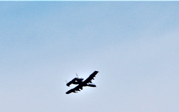 Air Force A-10s hold May 2024 training at Fort McCoy