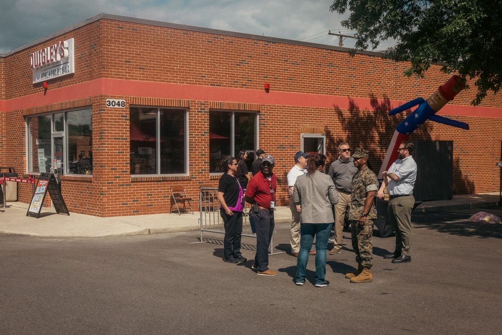 The Quigley's Grand Opening Ceremony on the Main side of Marine Corps Base Quantico