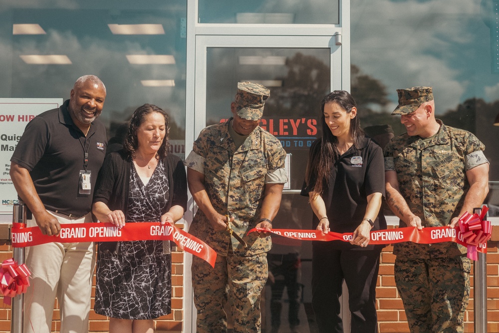 The Quigley's Grand Opening Ceremony on the Main side of Marine Corps Base Quantico